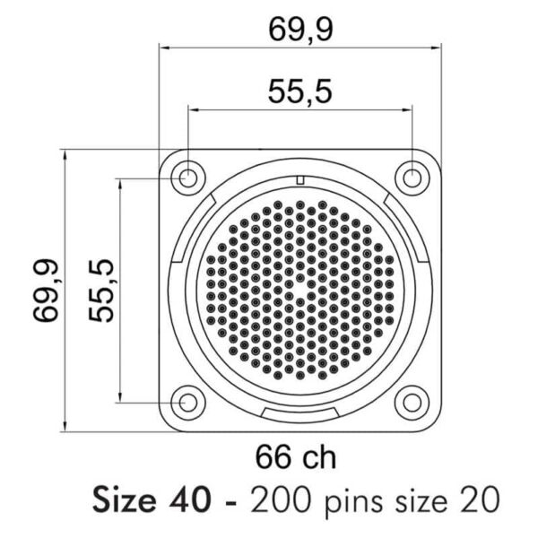 Image of LK 200 Pole Audio Connectors Section